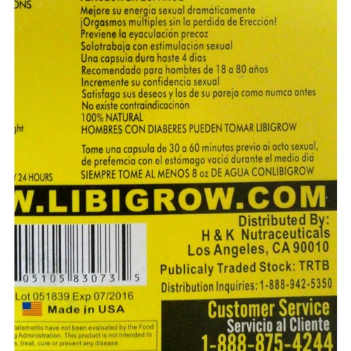 Libigrow XXX SEXUAL DESIRE ENHANCER PILL 1000 MG FOR MEN